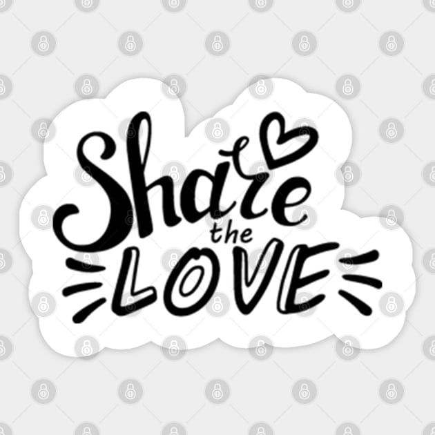 share the love Sticker by VINSdurn